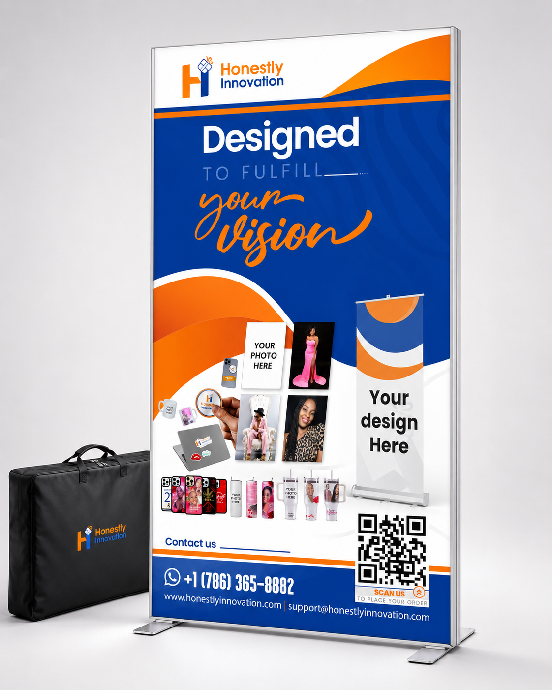 Premium Double-Sided LED Backlit SEG Lightbox Display with Fabric Print