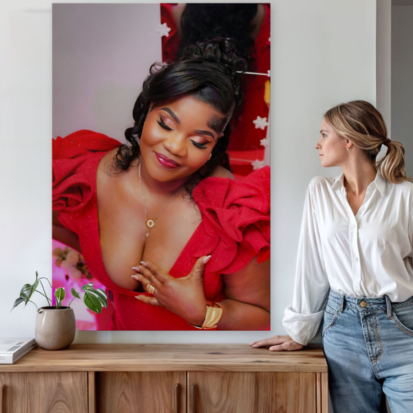 Acrylic photo poster example