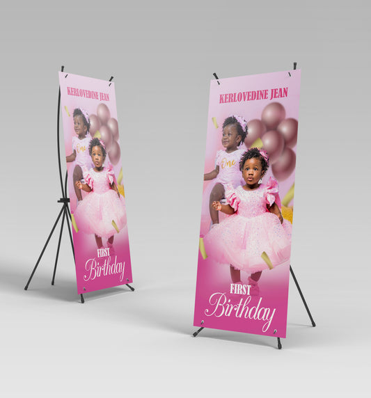 32″ x 71″ X-Stand Banner