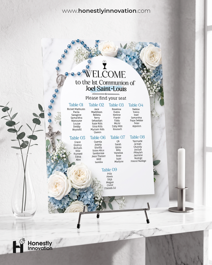 Custom Acrylic Welcome Sign – 18×24" | Personalized for Any Occasion