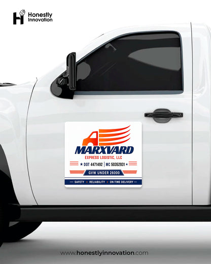 Personalized Car Magnet, Advertise Your Business, Logo For Your Vehicle, Advertising Magnets