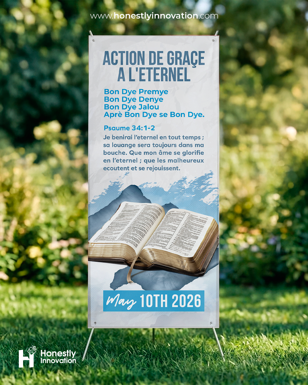 32″ x 71″ X-Stand Banner