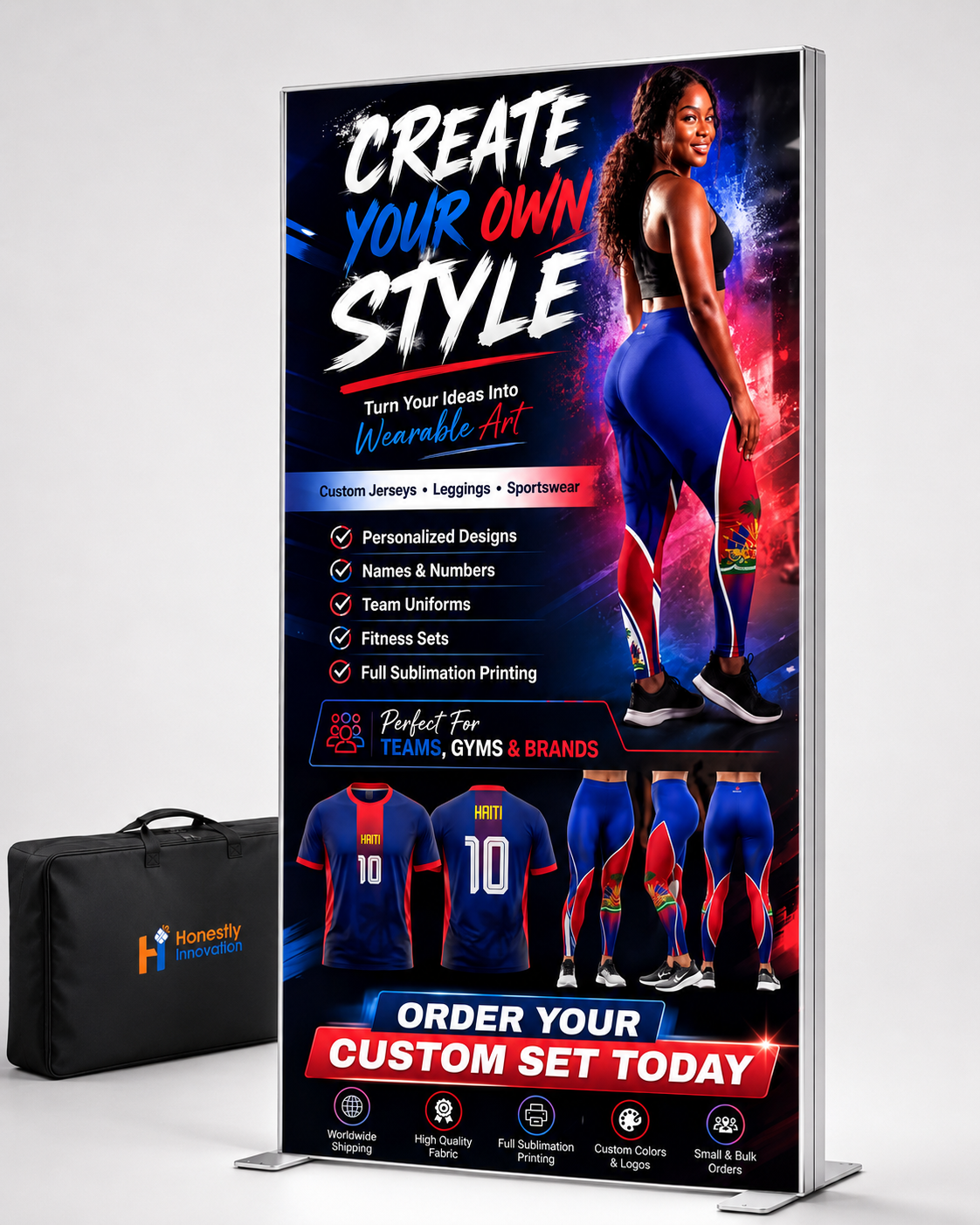 Premium Double-Sided LED Backlit SEG Lightbox Display with Fabric Print