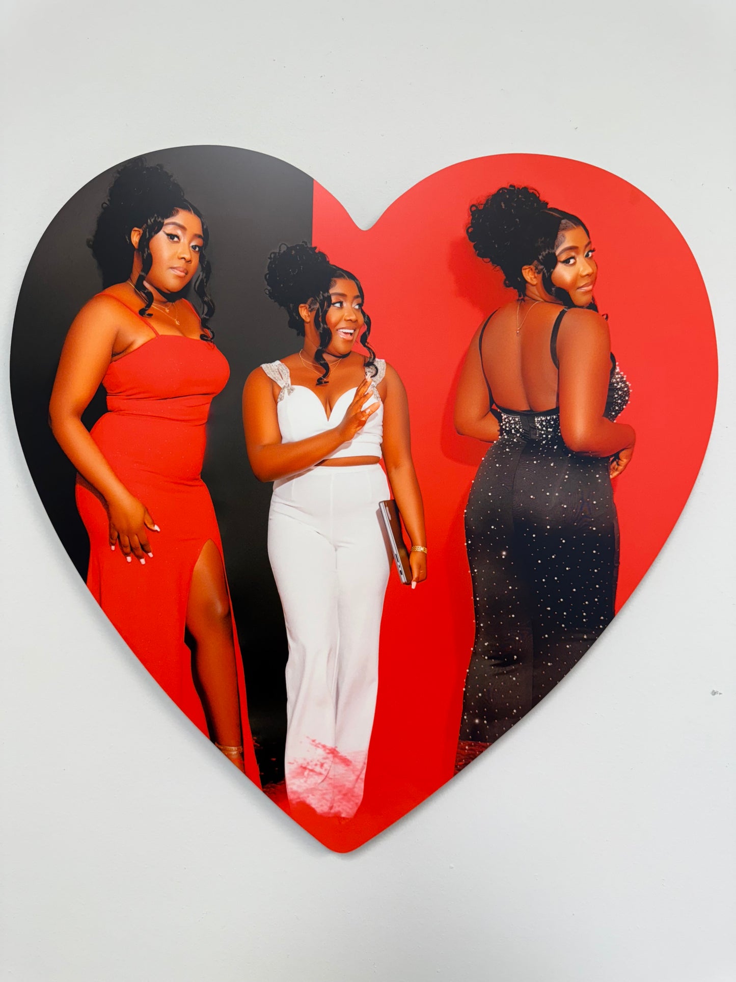 Forever Heart Metal Poster (20")