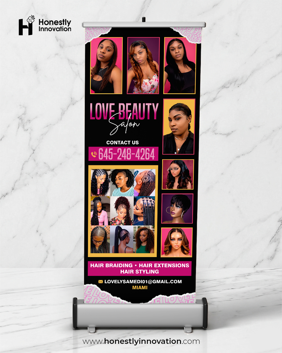Retractable Banners – 33"x80"