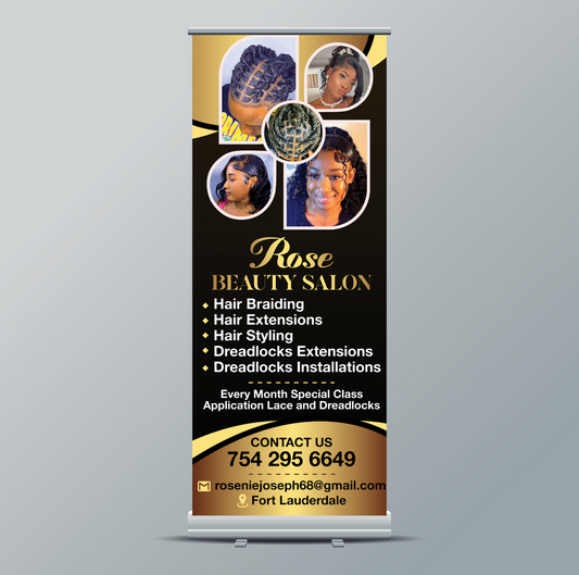 Custom Printed Banner Stand – Fully Personalized