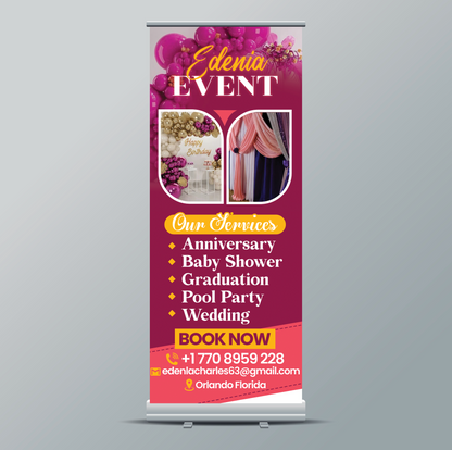 Retractable Banners – 33"x80"
