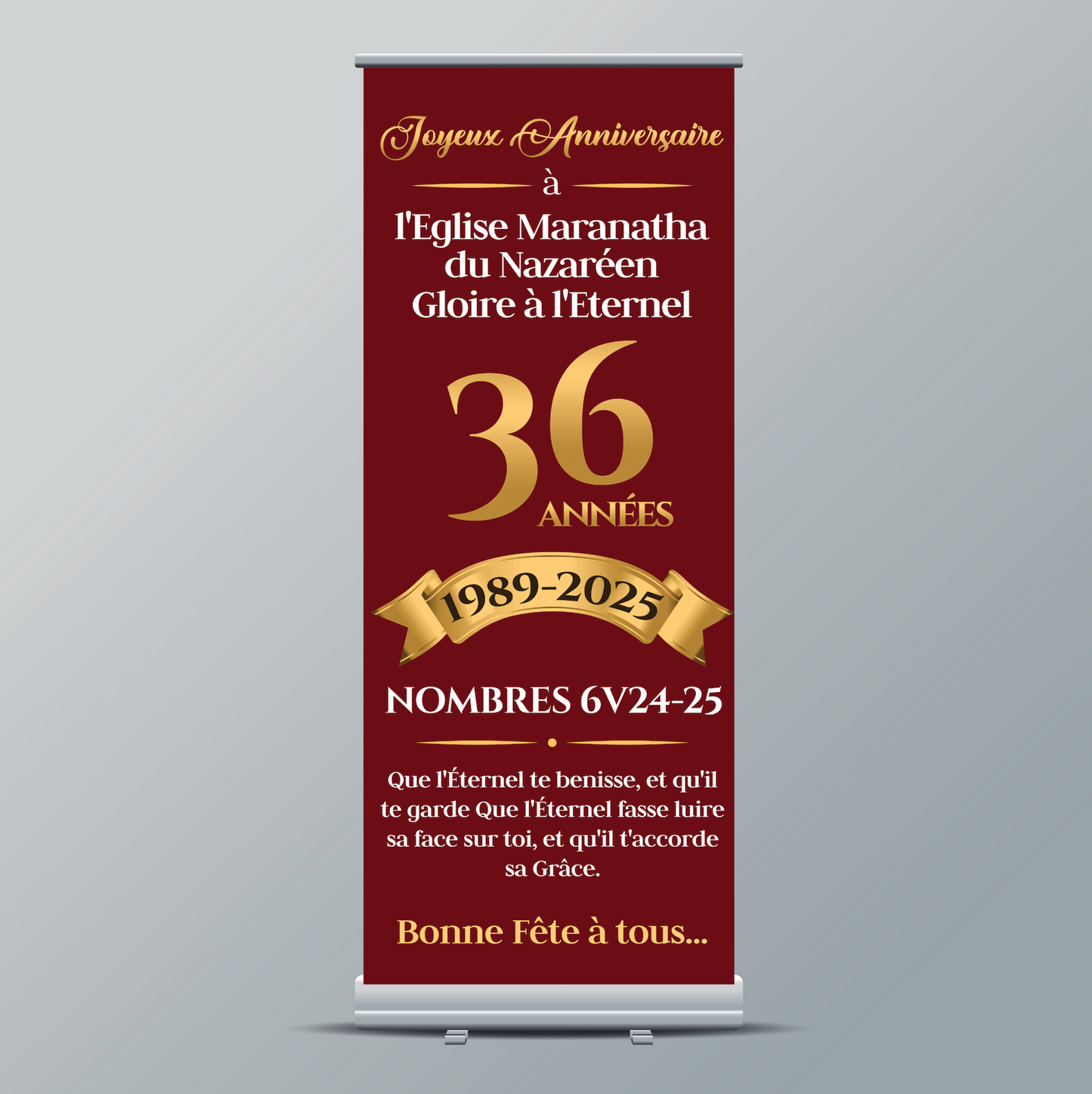 Custom Printed Banner Stand – Fully Personalized