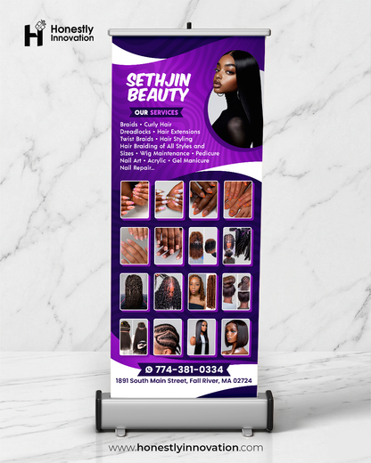 Retractable Banners – 33"x80"