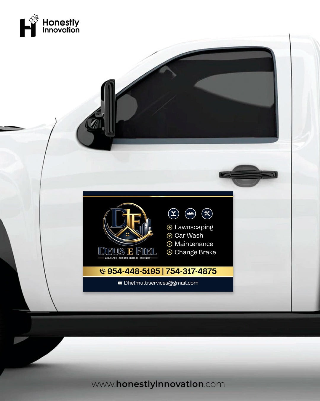 Personalized Car Magnet, Advertise Your Business, Logo For Your Vehicle, Advertising Magnets