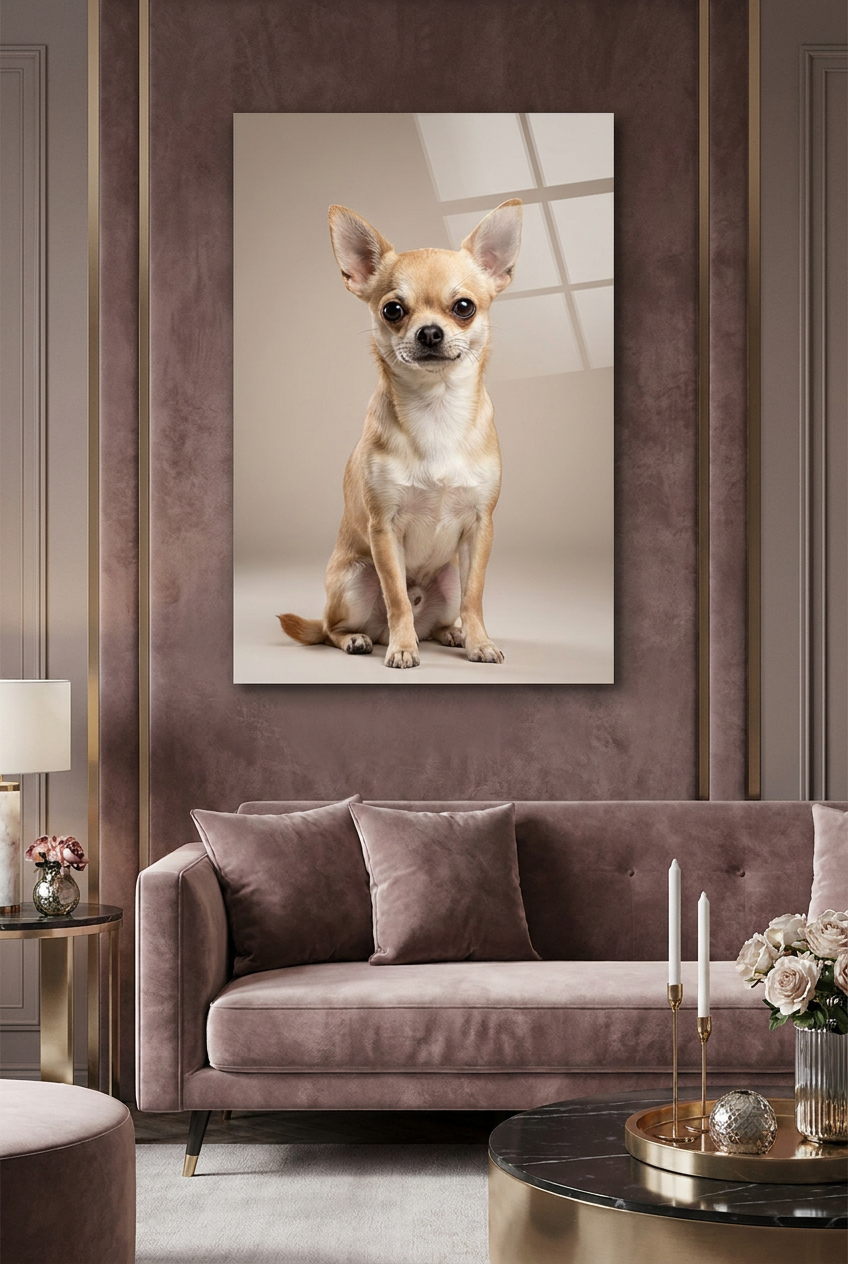 Custom Acrylic Dog Portrait Set – Personalized Pet Wall Art (3-Piece 16"x24")