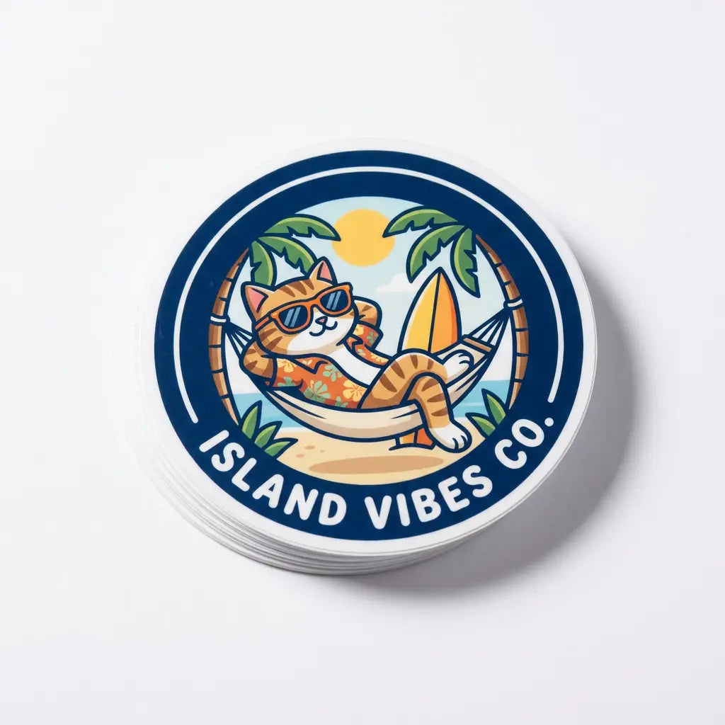 100 3" Custom Vinyl Stickers