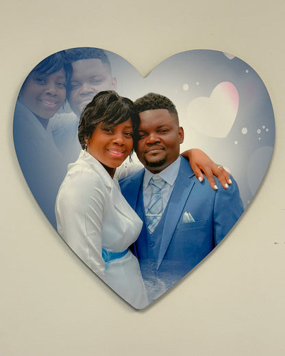 Forever Heart Metal Poster (20")